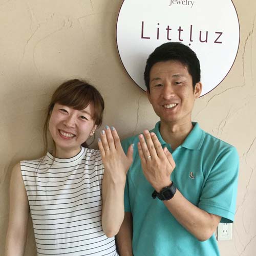 職人が一から手作り。鈴木様オーダーメイド結婚指輪