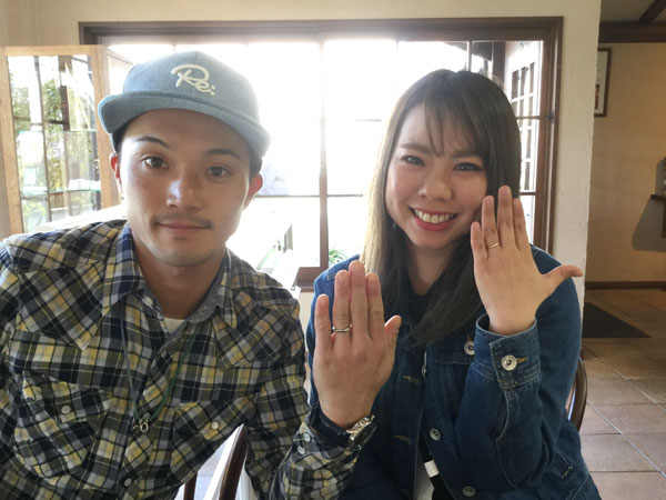 山口様オーダーメイド結婚指輪